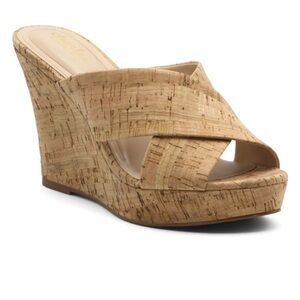 Charles by Charles David Tan Wedge Sandals